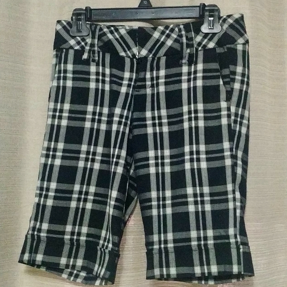 Women's plaid shorts